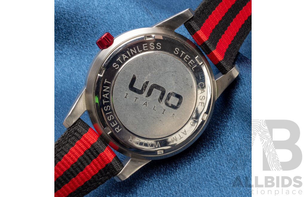 Men's UNO Italia Watch in Red/Black