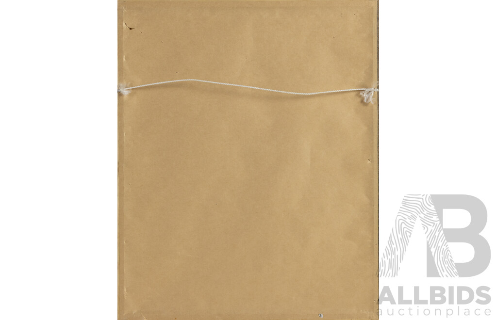 Pamela Irving, (20th Century, Australian, 1960-), Cat (2022), Wonderful Original Mixed Media, 46 x 38 cm (frame)