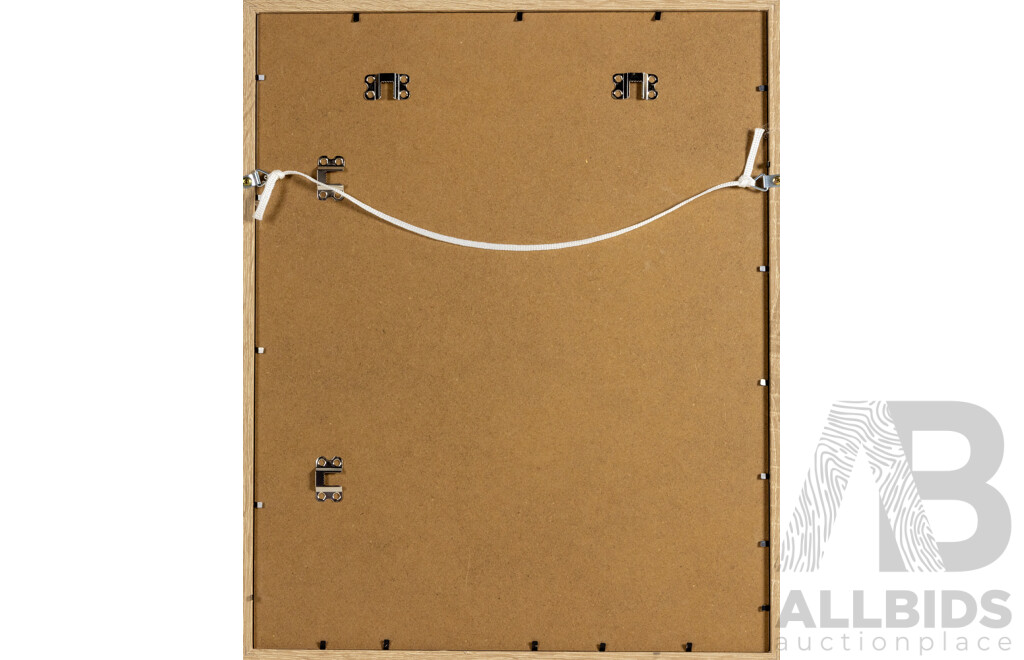 (In the Style Of) David Bromley, (20th Century, British-Born Australian, 1960-), Portrait of a Boy, Original Screenprint & Pen, 53 x 43 cm (frame)