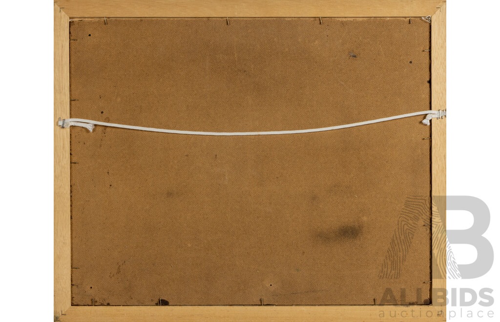 Keith Penn, (20th Century, Australian), Bushland Encounters, Lovely Original Oil on Canvas Board, 46 x 56 cm (frame)