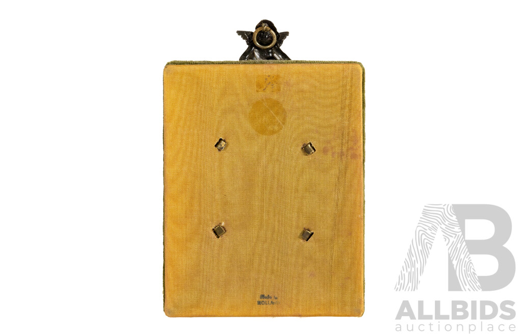 Artist Unknown, (20th Century), Miniature Portrait of a Dutch Regal Lady, Vintage Reproduction Colour Print, 13 x 10 cm (frame)