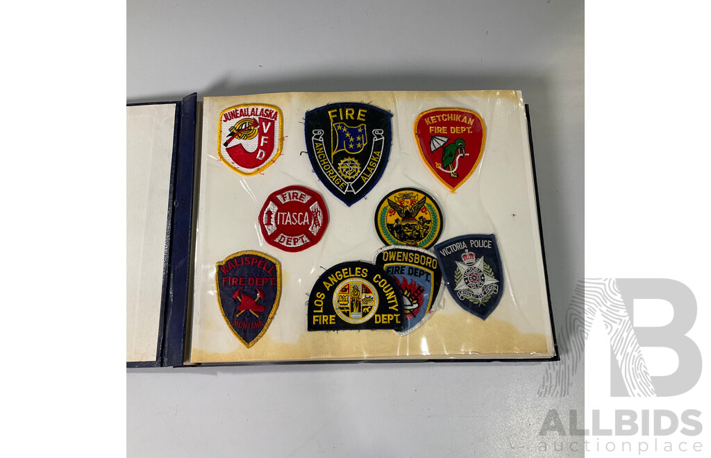 Large Collection of Service Patches Including From Police, Fire, Paramedic Department