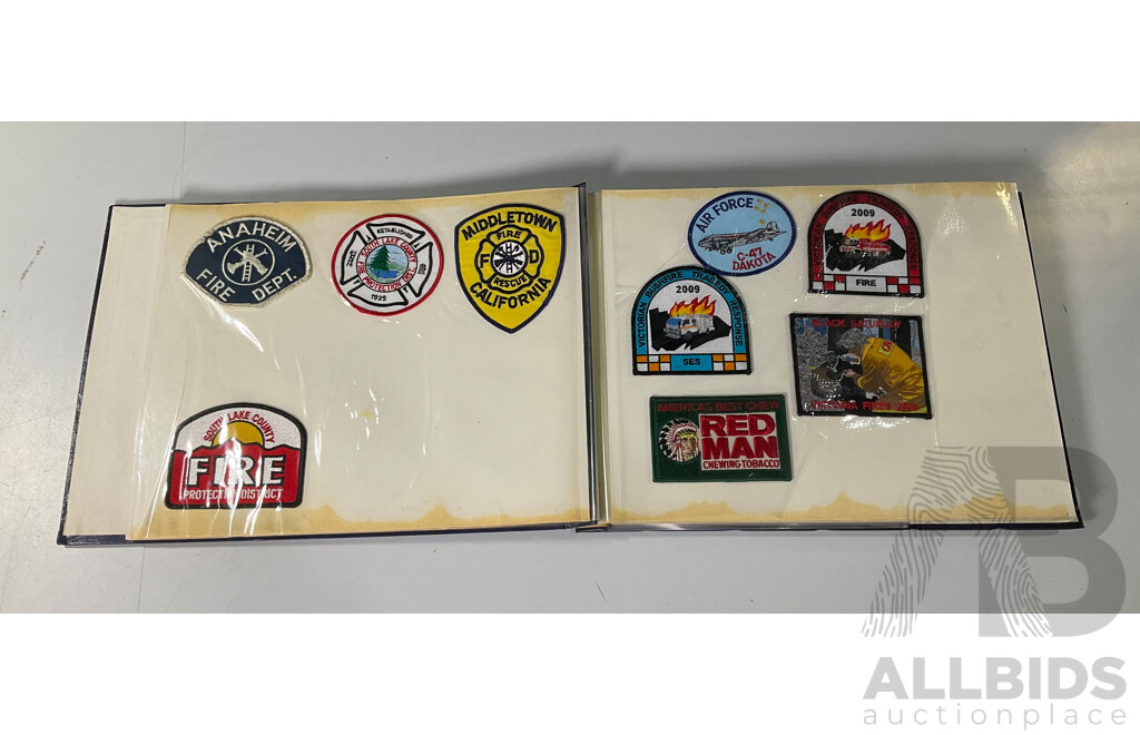Large Collection of Service Patches Including From Police, Fire, Paramedic Department