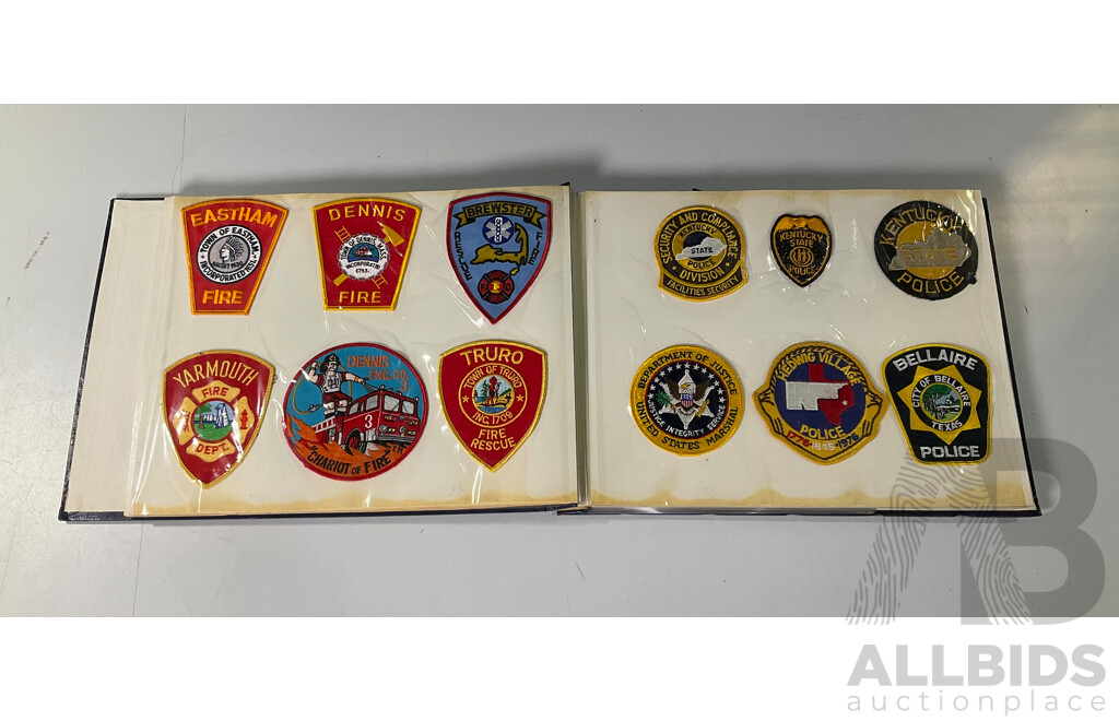 Large Collection of Service Patches Including From Police, Fire, Paramedic Department
