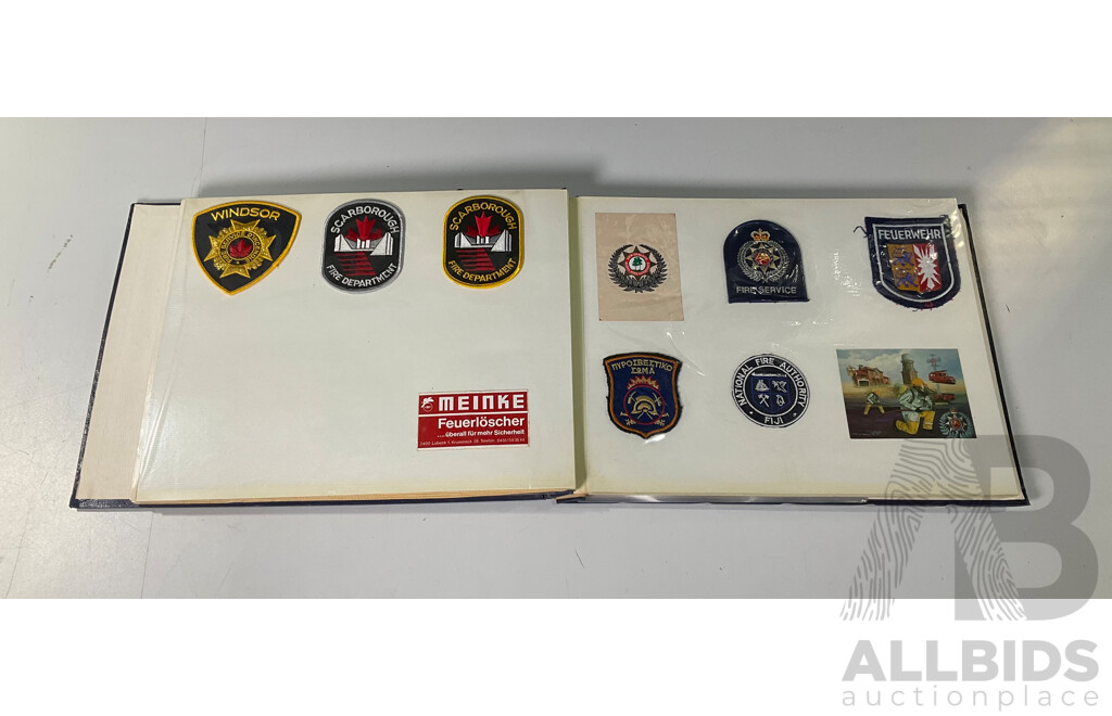 Large Collection of Service Patches Including From Police, Fire, Paramedic Department