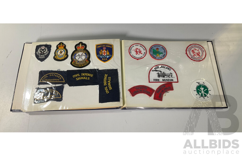 Large Collection of Service Patches Including From Police, Fire, Paramedic Department