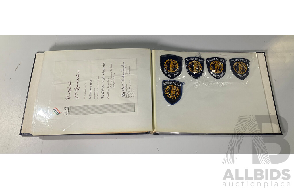 Large Collection of Service Patches Including From Police, Fire, Paramedic Department