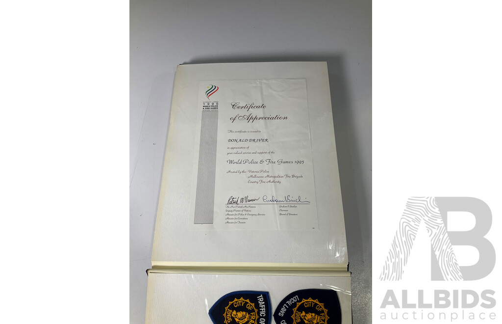Large Collection of Service Patches Including From Police, Fire, Paramedic Department
