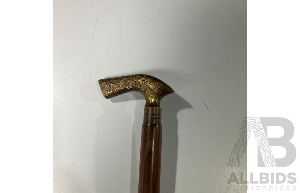 Vintage Wooden Walking Stick