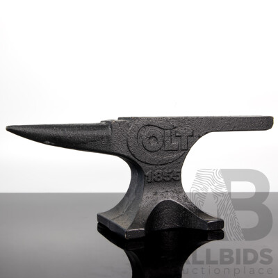 Reproduction Cast Irom Anvil Marked Colt 1855