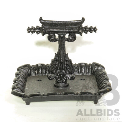 Victorian Cast Iron Boot Scraper