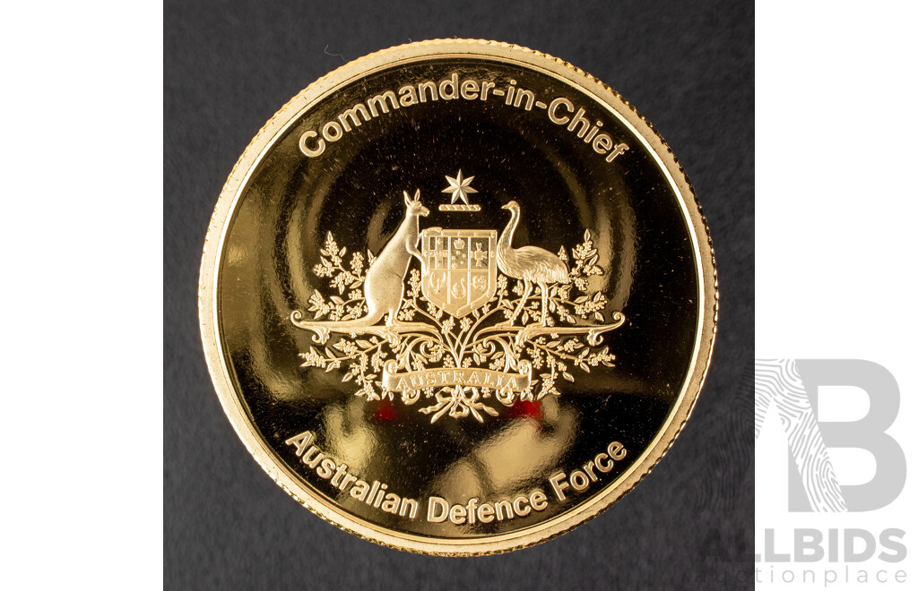 Governor General of the Commonwealth of Australia Commemorative Medallion, Commander in Chief Australian Defence Force