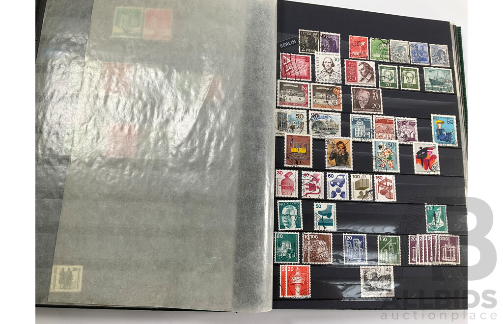 Album of German Mint and Cancelled Stamps Spanning 1920's to 2000's Including Sets and Multiples
