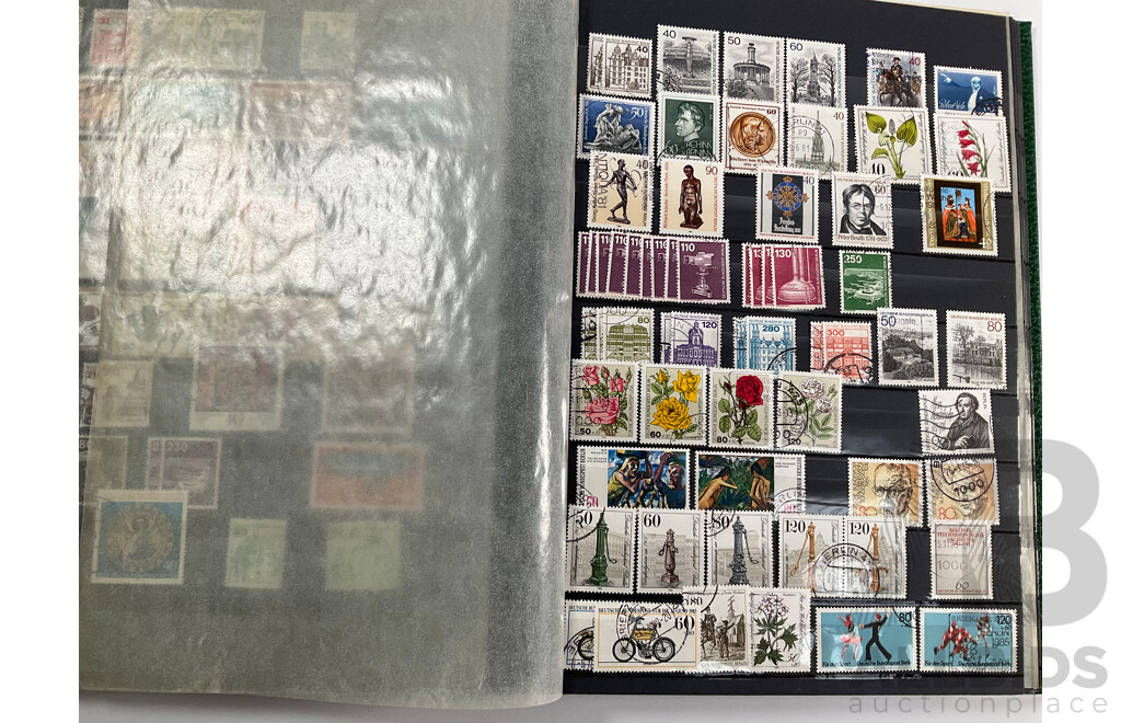 Album of German Mint and Cancelled Stamps Spanning 1920's to 2000's Including Sets and Multiples