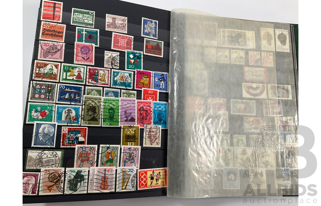 Album of German Mint and Cancelled Stamps Spanning 1920's to 2000's Including Sets and Multiples