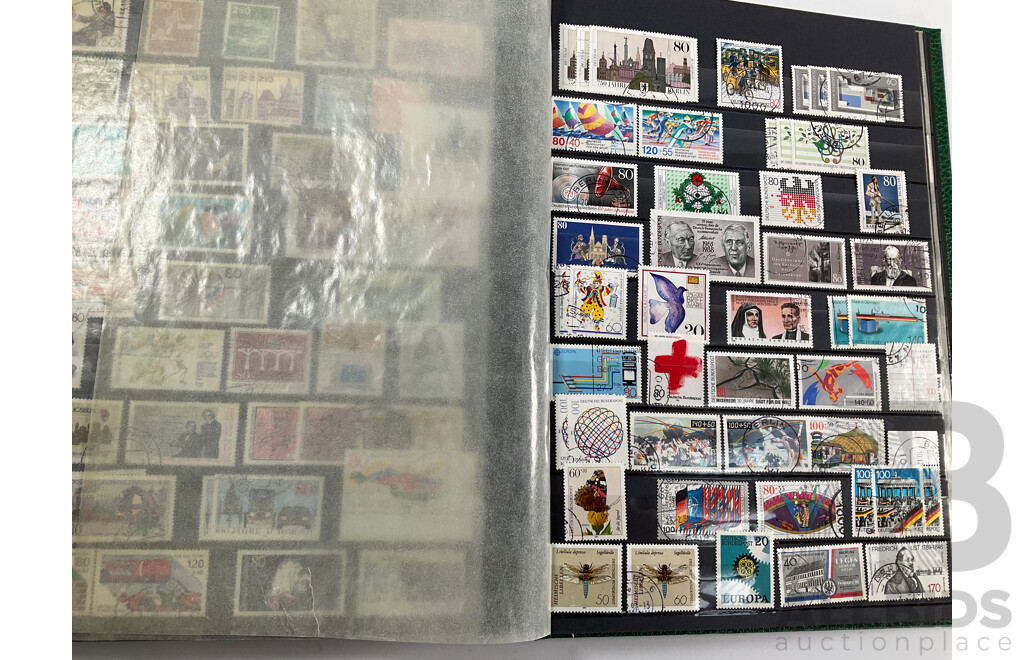 Album of German Mint and Cancelled Stamps Spanning 1920's to 2000's Including Sets and Multiples