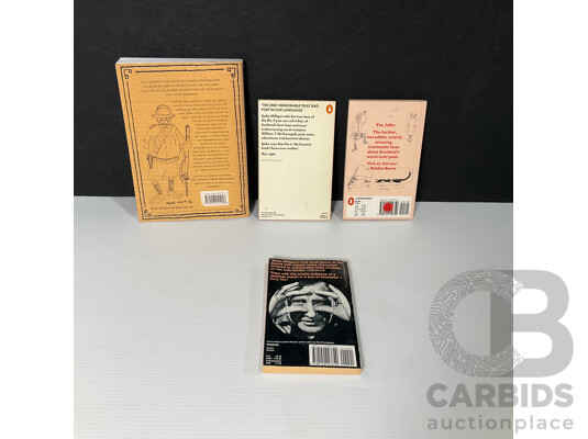 Spike Milligan (20th Century, Indian-Born British, 1918-2002), Collection of Four Milligan Paper Backs Spanning 1965-2006, Including Puckoon (1965) (4)