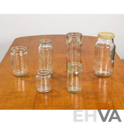 Nine Crates of Fowlers Glass Jars