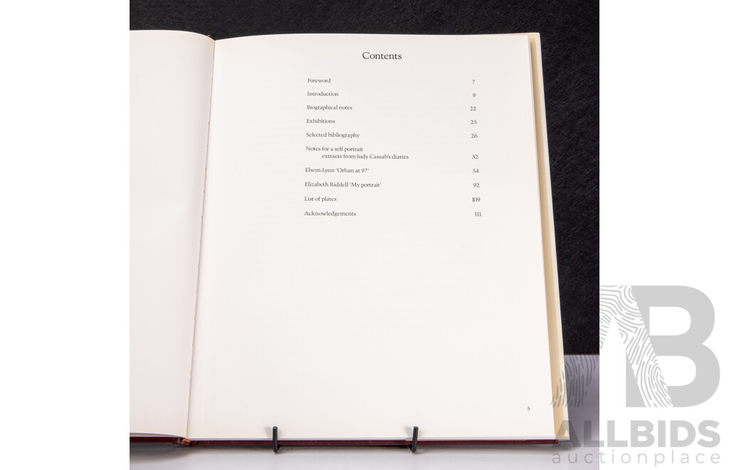 Lou Klepac (20th Century, Croatian-Born Australian, 1936-), Judy Cassab - Artists and Friends, (Beagle Press, 1988), Out of Print Hard Cover