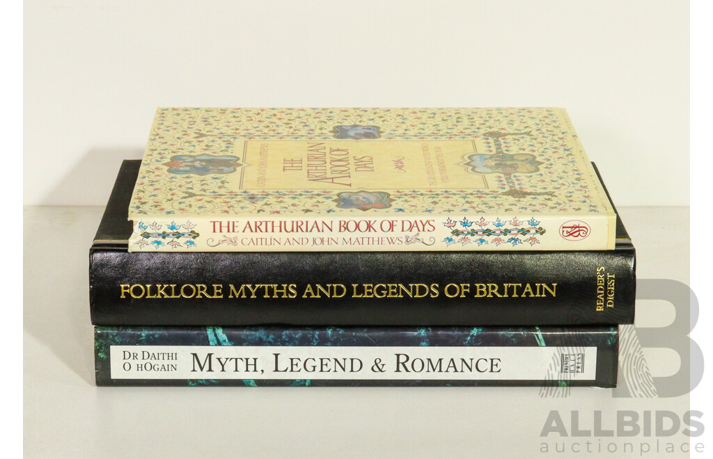 Collection of Three Hard Cover Books on Myths & Legends, Excellent Overall Condition, 27 x 20 cm (largest) (3)