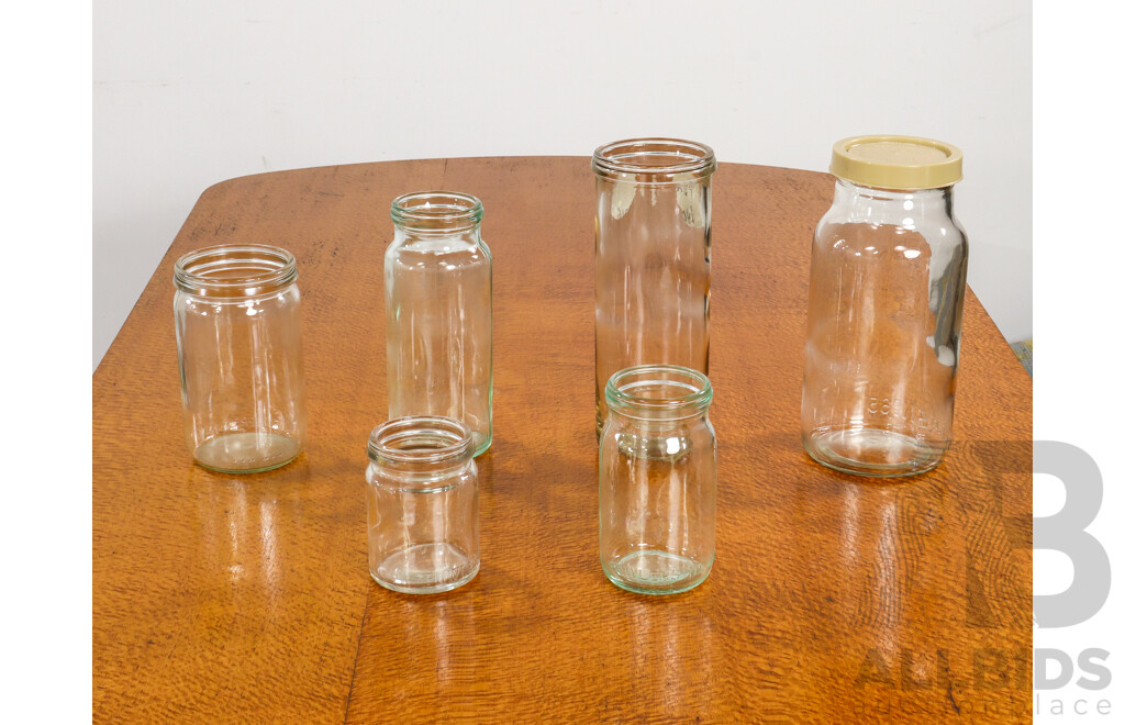 Nine Crates of Fowlers Glass Jars