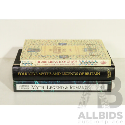 Collection of Three Hard Cover Books on Myths & Legends, Excellent Overall Condition, 27 x 20 cm (largest) (3)