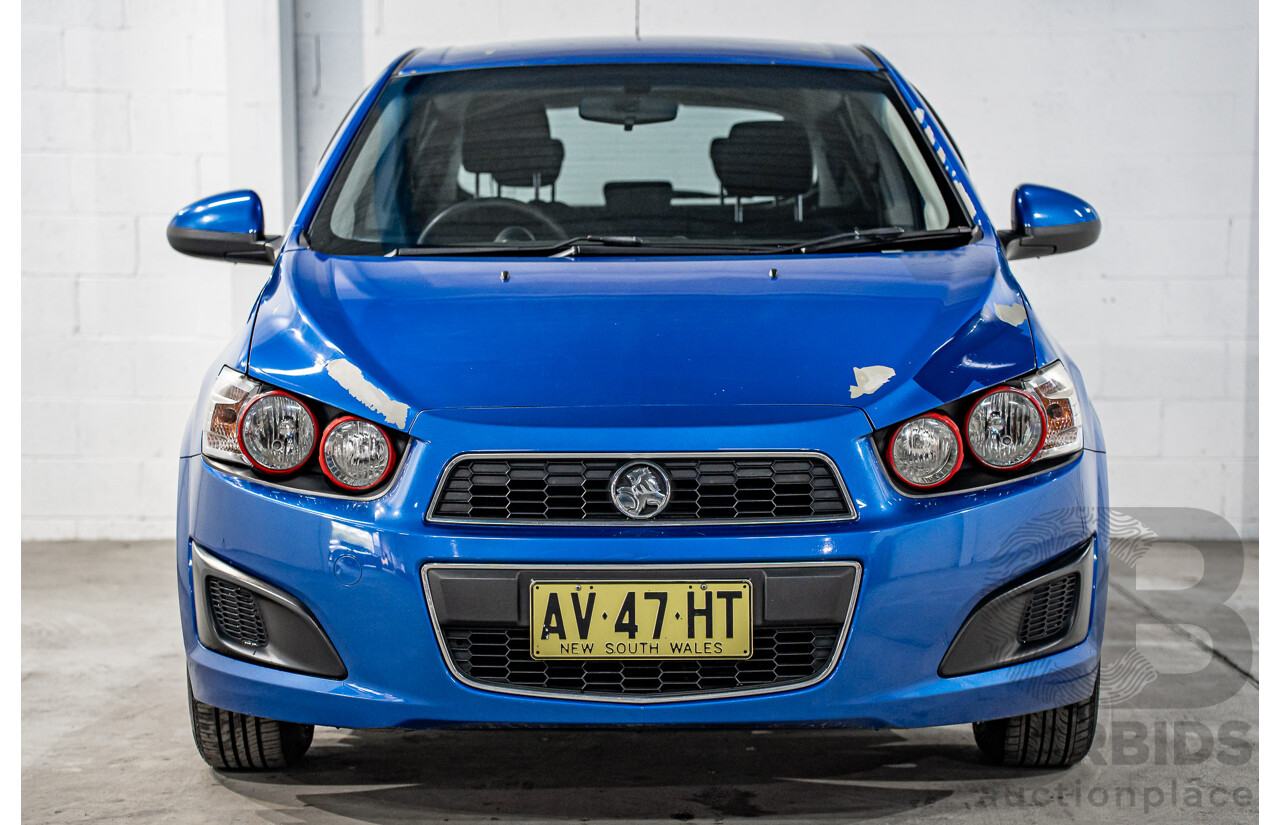 9/2012 Holden Barina TM 5d Hatchback Bocaray Blue Metallic 1.6L