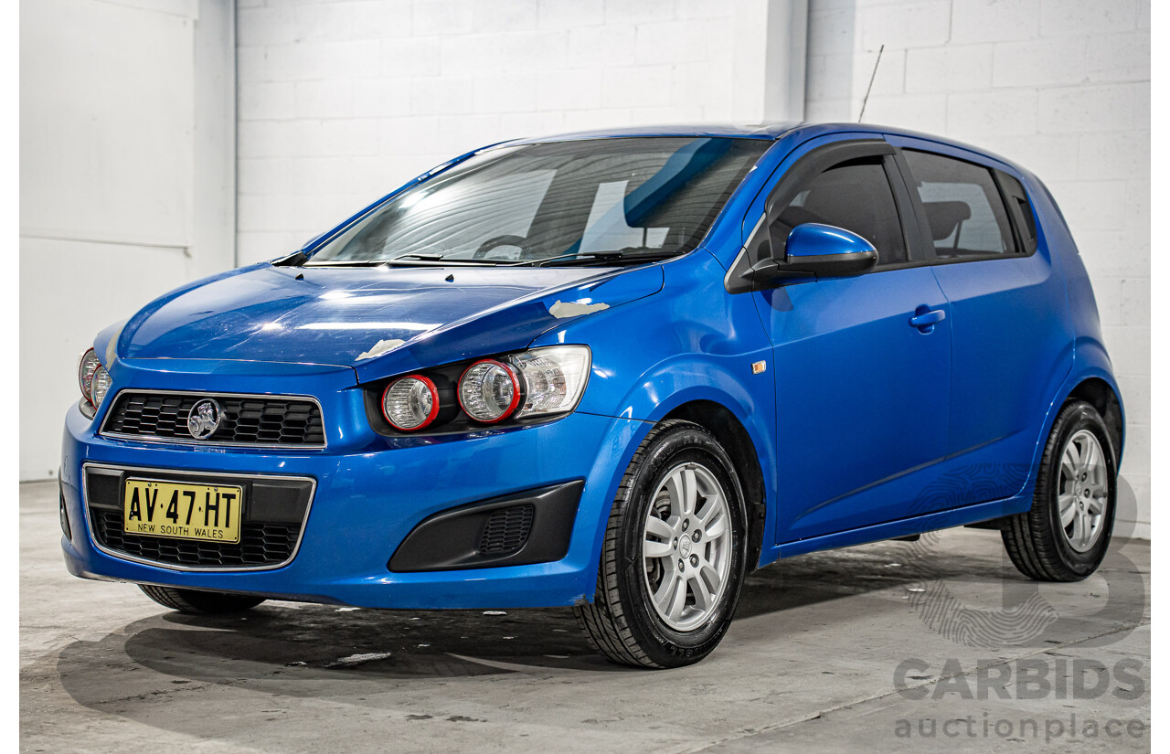 9/2012 Holden Barina TM 5d Hatchback Bocaray Blue Metallic 1.6L