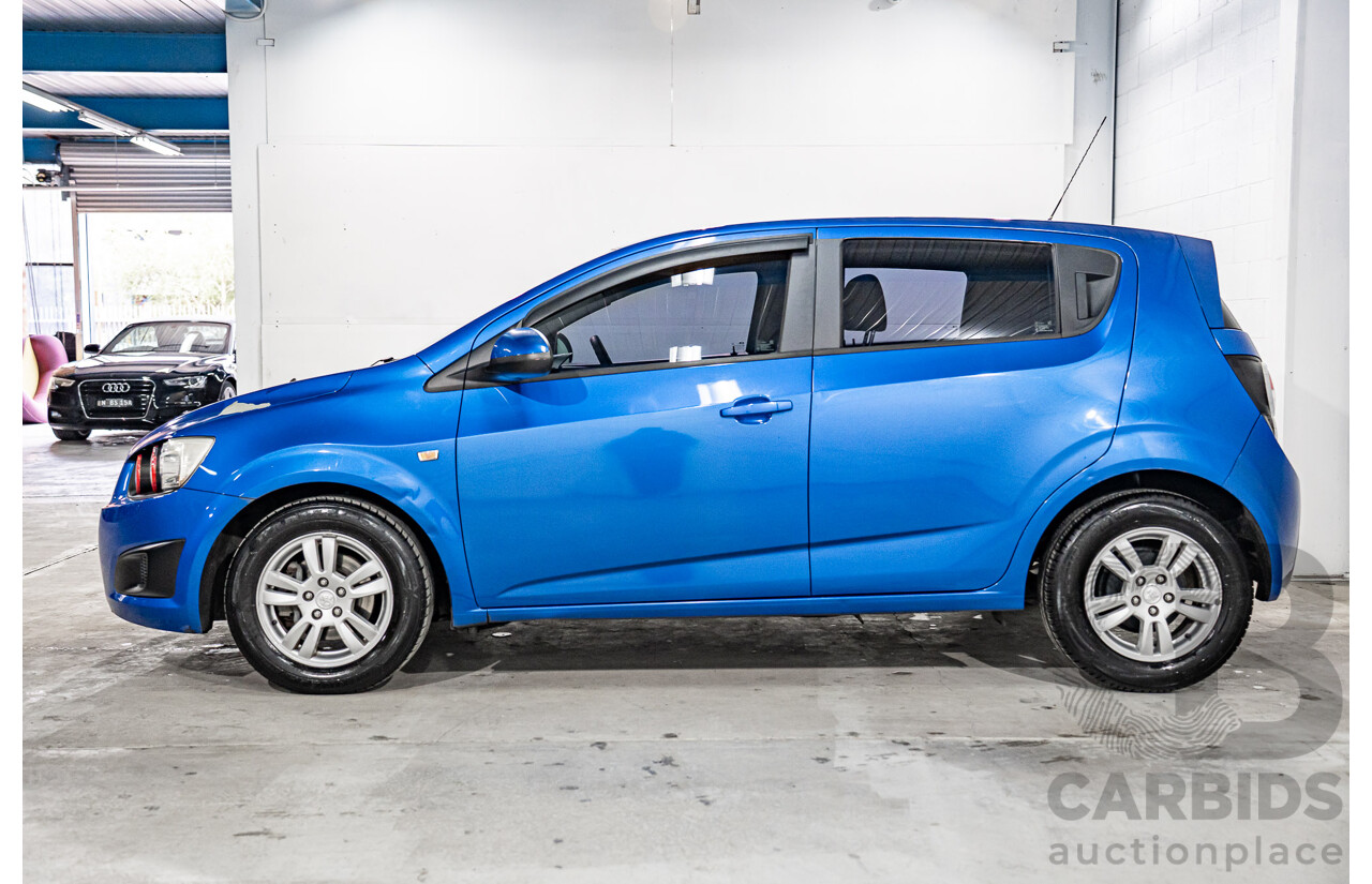 9/2012 Holden Barina TM 5d Hatchback Bocaray Blue Metallic 1.6L