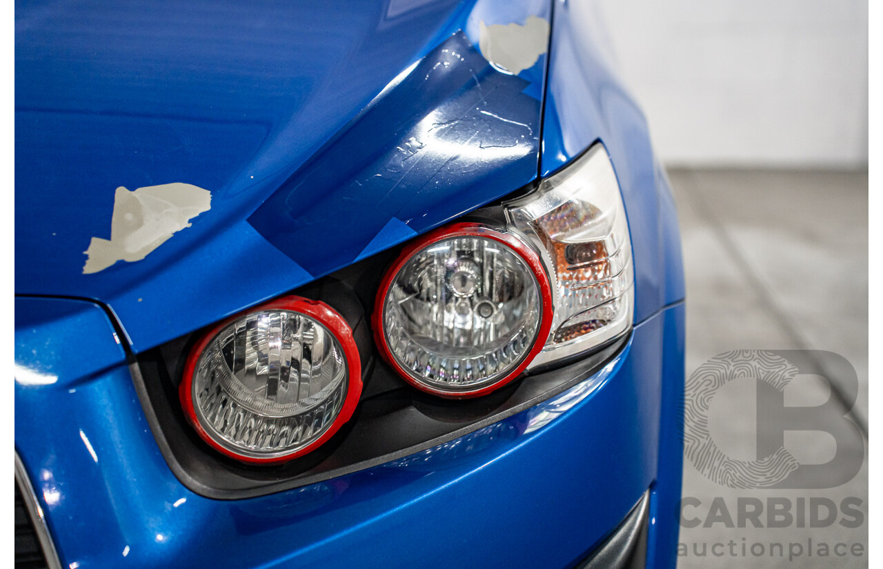 9/2012 Holden Barina TM 5d Hatchback Bocaray Blue Metallic 1.6L