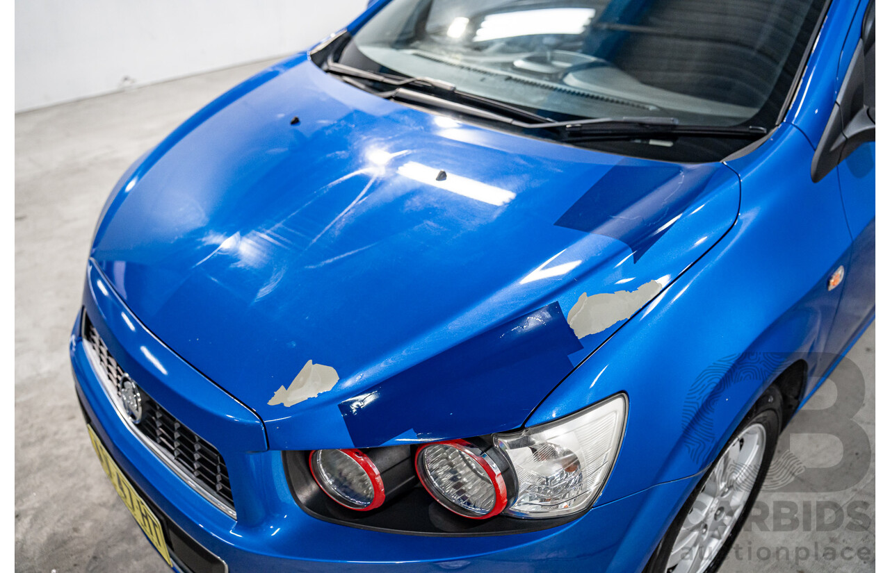 9/2012 Holden Barina TM 5d Hatchback Bocaray Blue Metallic 1.6L