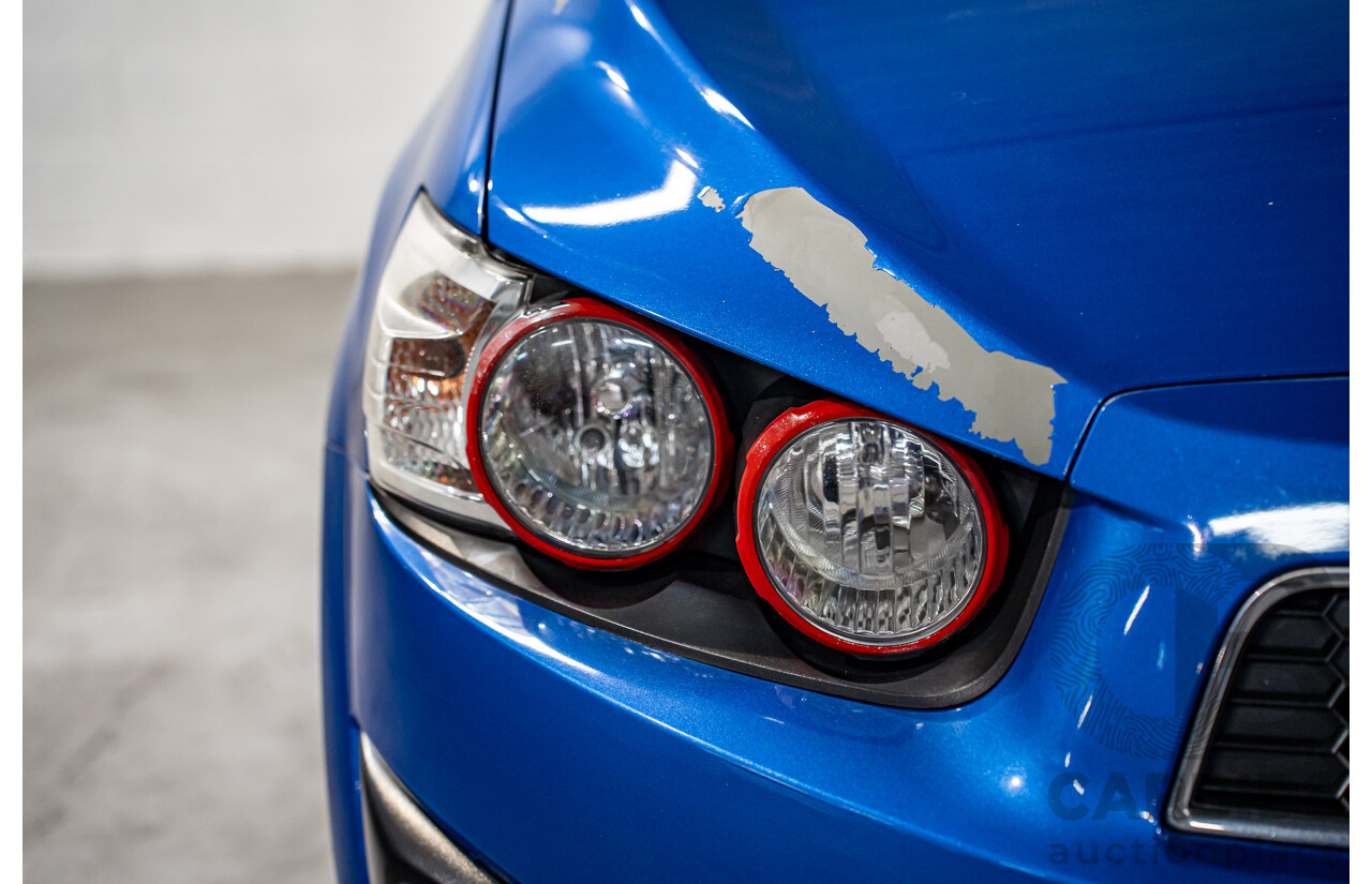 9/2012 Holden Barina TM 5d Hatchback Bocaray Blue Metallic 1.6L