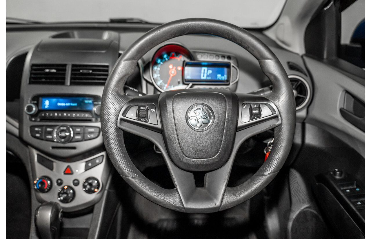 9/2012 Holden Barina TM 5d Hatchback Bocaray Blue Metallic 1.6L