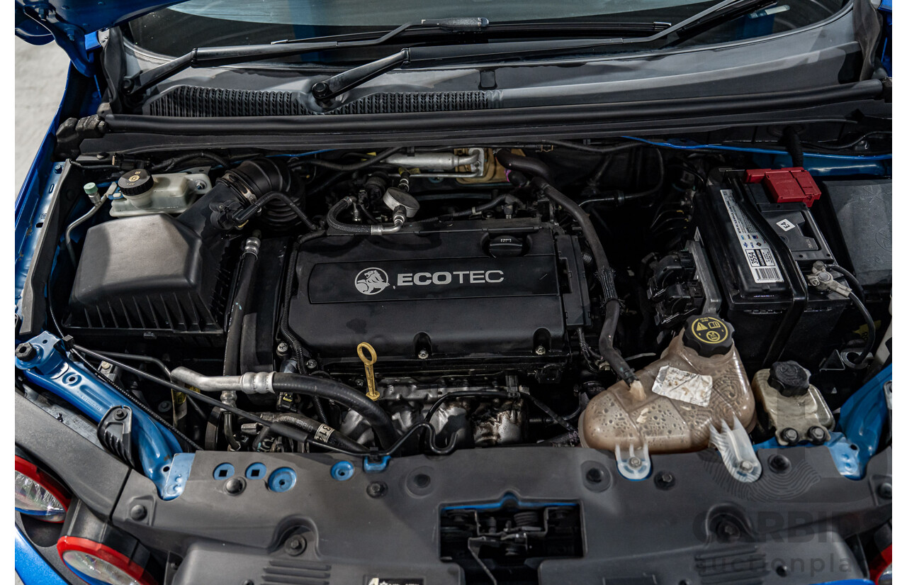 9/2012 Holden Barina TM 5d Hatchback Bocaray Blue Metallic 1.6L