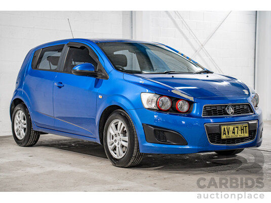 9/2012 Holden Barina TM 5d Hatchback Bocaray Blue Metallic 1.6L