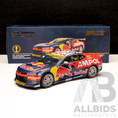 Biante 2023 Chevrolet Camaro ZL1 V8 Supercar Bathurst Winner #97 Shane Van Gisbergen/Ritchie Stanaway RedBull / Ampol Racing 1:18 Scale