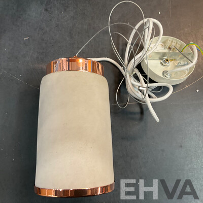 Morden Concrete Ceiling Pendant Lamp - Lot of 6