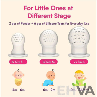 NatureBond Baby Food Feeder/Fruit Feeder Pacifier (Peach Pink) - Lot of 72 - Estimated Total ORP $1,584.00