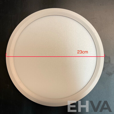 Full Spectrum Eye Protection Ceiling Light - White /Two-tone 8W+8W - Lot of 9