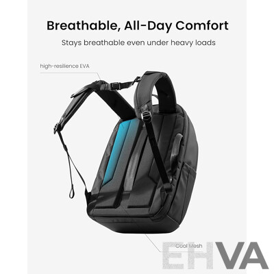 Tomtoc 16-inch Laptop Backpack - Black - Lot of 5 - Estimated Total $700