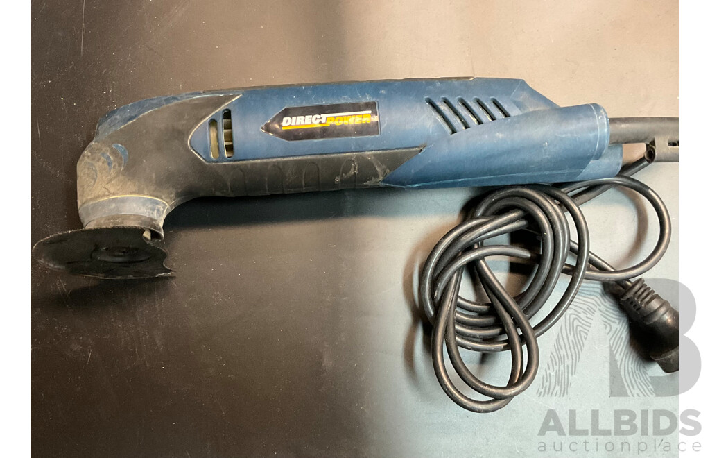 Assorted Tools - XU1 100mm Angle Grinder / Direct Power DP22MT1 / Workzone Circular Saw 1200W / OZITO CMS-1621 Mitre Saw and More