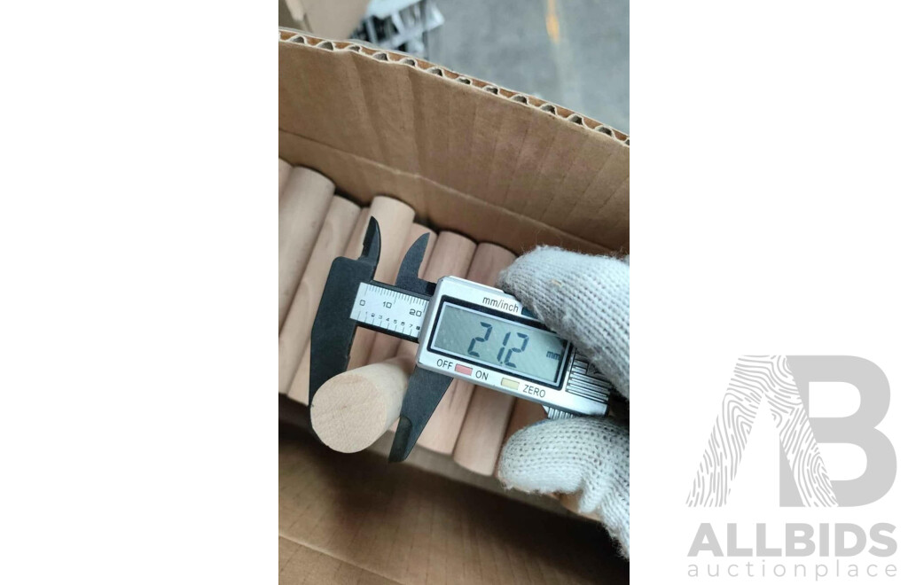 Multi-Purpose Wooden Dowel Rods 730 X 21.2mm - Lot of 74