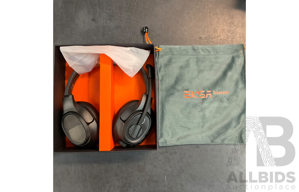 EKSA H6 Wireless Headsets with Microphone - Lot of 3 - Estimated Total RRP $ 525