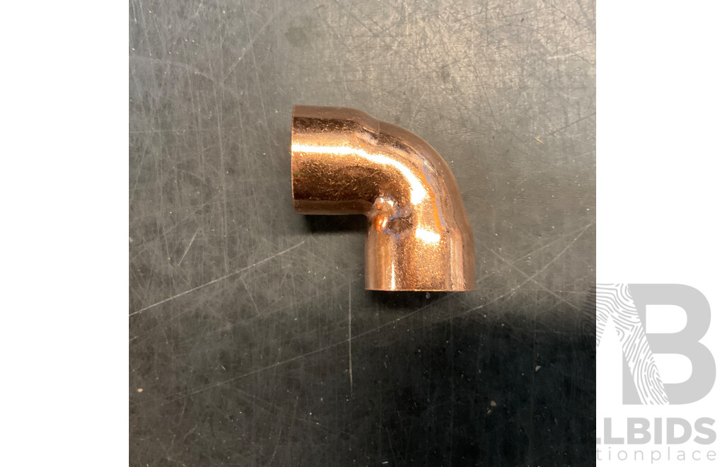 22mm Copper Tee Join/JunctionTube X50 PCS & 22mm Coupling Elbow Copper Pipe Tube Fitting X50PCS  & Assorted Plumbing Fittings