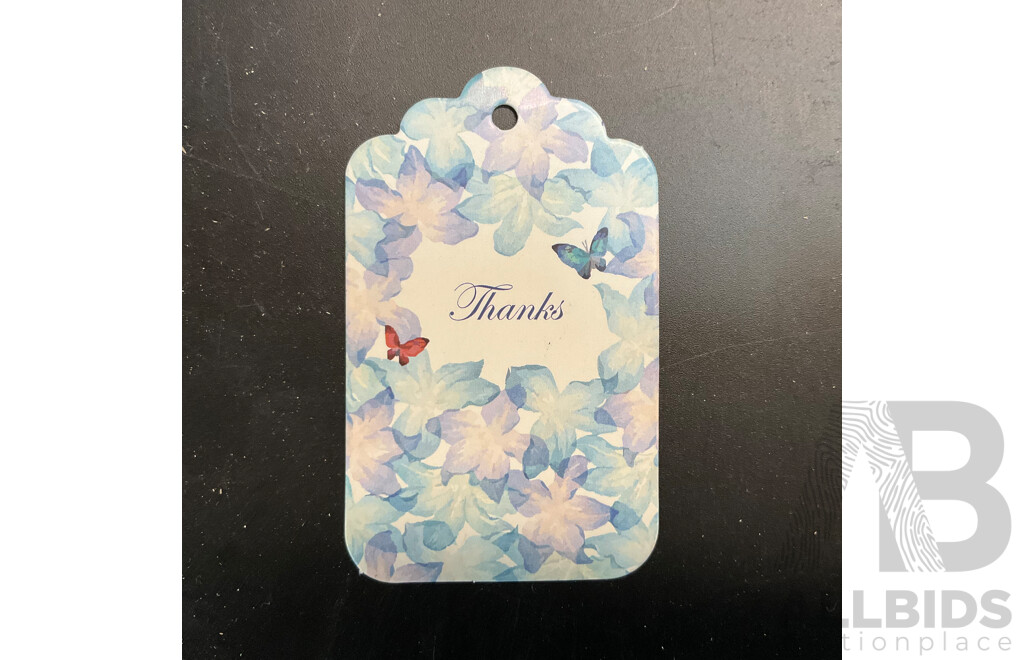 2x Cake Stand with Assorted Cookies/ Snacks Packaging , Thanks Tag and Cake Base