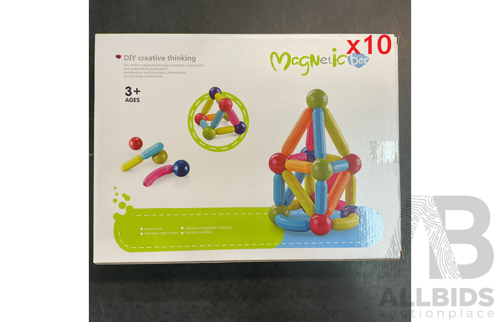 MAGNETIC BAR 64pcs - Lot of 10