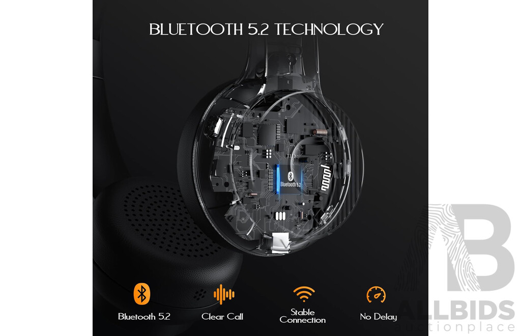 EKSA H16 Wireless Headsets with Microphone - Lot of 4 - Estimated Total RRP $ 360