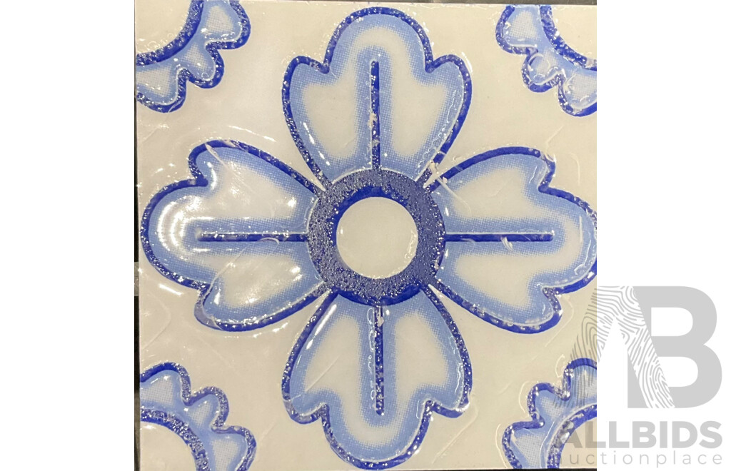 Two Boxes of Mosaic & Decorative Tiles - 100x100x8 mm