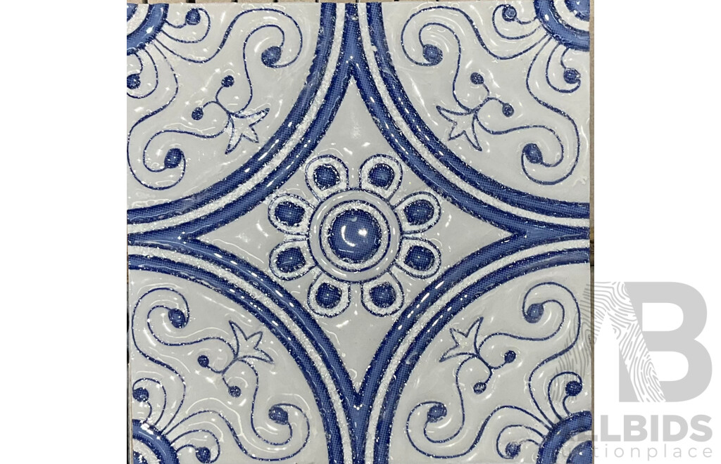 Two Boxes of Mosaic & Decorative Tiles - 100x100x8 mm