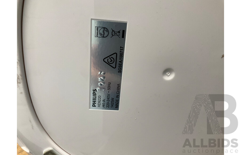 Custom Work Bench with Lumina 34L Rotisserie Oven & Breville BM0300 Microwave & Philips HD9220 Airfryer